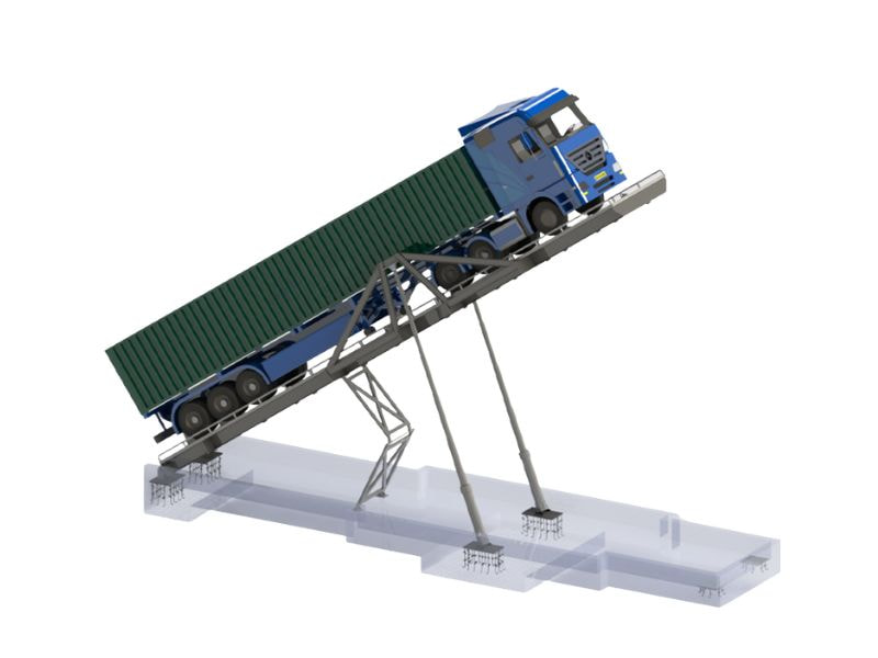 Bàn Nâng Đổ Thức Ăn Chăn Nuôi 4 Bàn nâng đổ thức ăn chăn nuôi có thể xử lý được khối lượng lớn hàng hóa đầu vào
