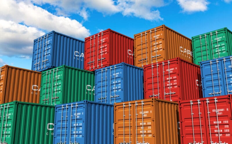 Container là thiết bị không thể thiếu trong logistics