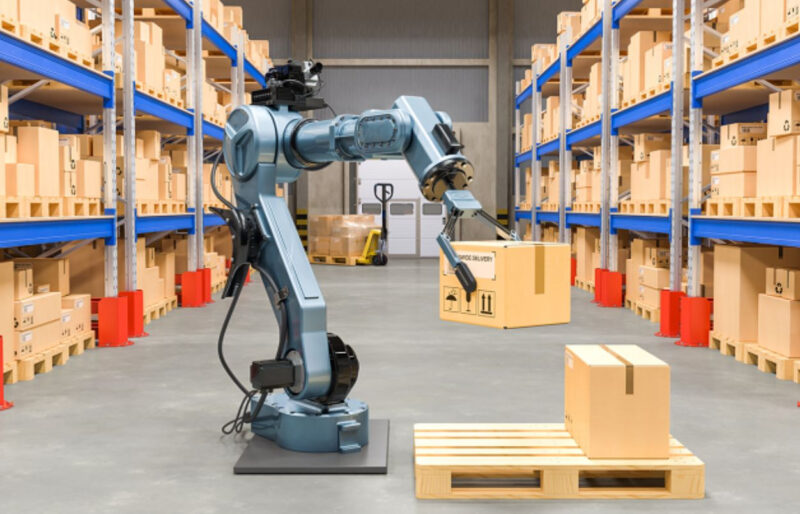 Lợi ích của kho tự động trong ngành Logistics 6 Robot đóng vai trò quan trọng trong vận chuyển và phân loại hàng hóa