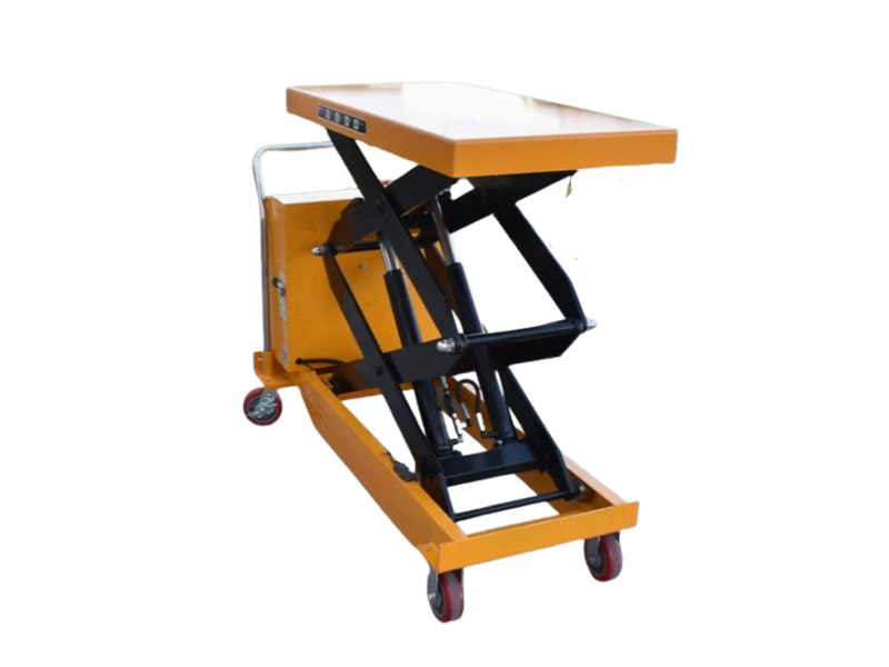 Xe nâng mặt bàn 600kg 5 Xe nâng mặt bàn giúp giảm thời gian vận chuyển, tăng năng suất lao động