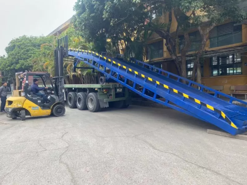 Cầu dẫn 12 tấn 3 Cần sử dụng cầu dẫn và bảo dưỡng thường xuyên để nâng cao tuổi thọ thiết bị